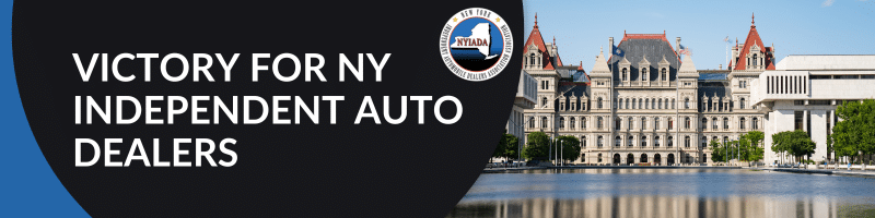 Graphic with NY State Capital and NYIADA Victory